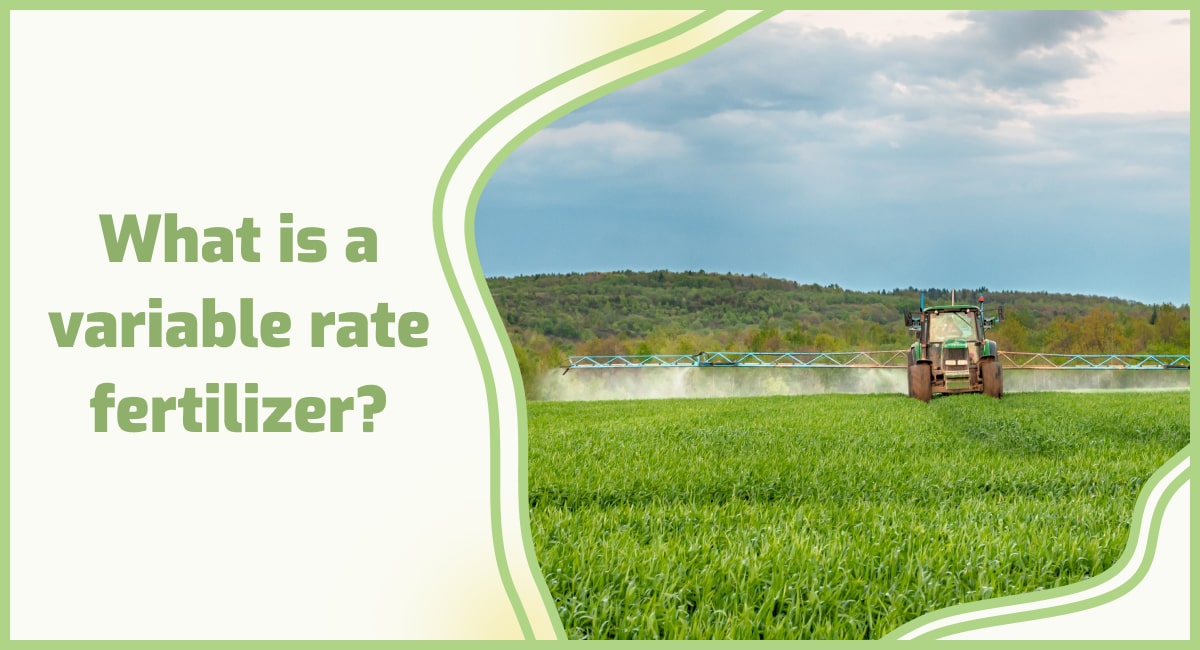 A variable rate fertilizer
